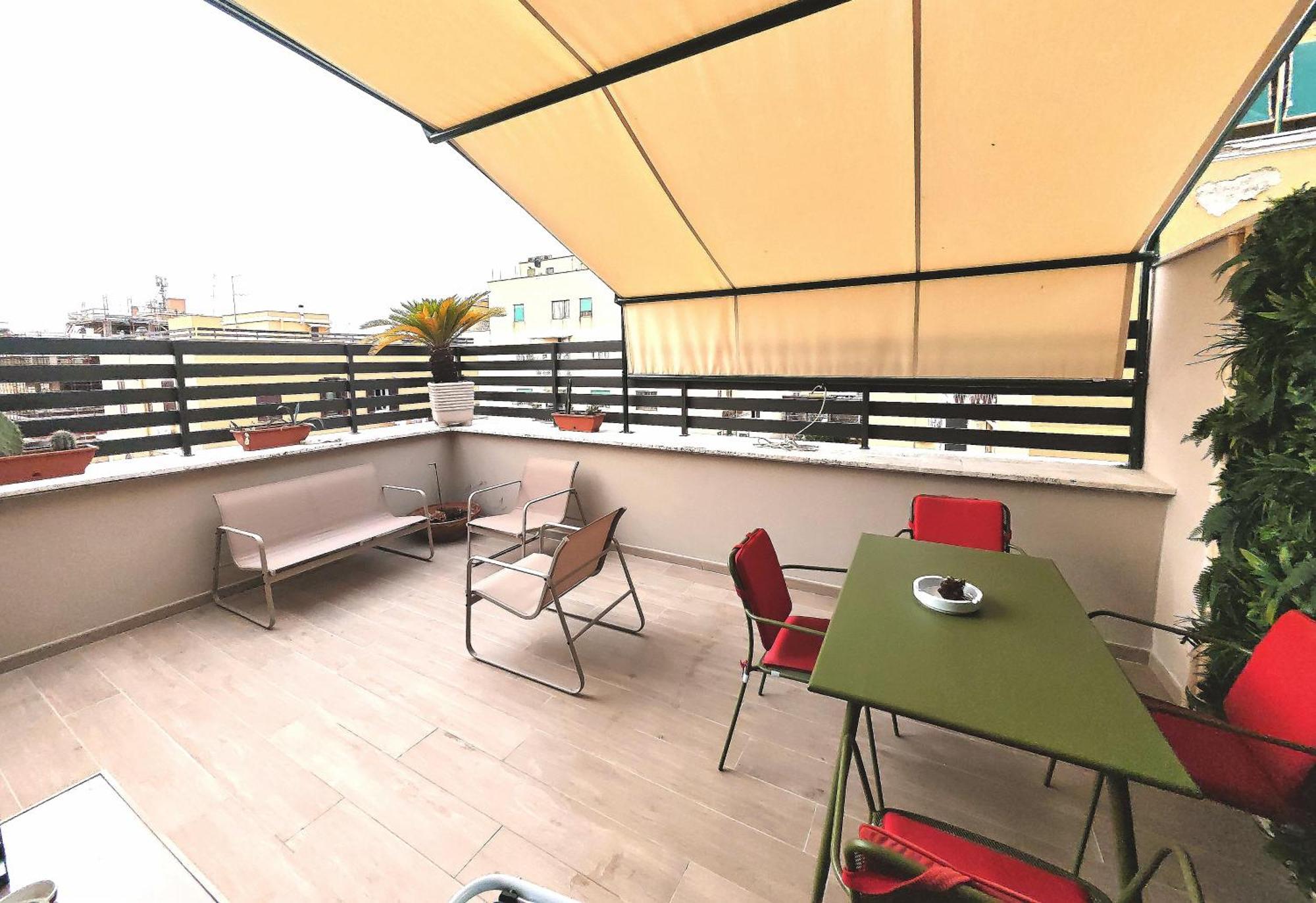 Attico Urbano Terrazza Su Roma Metro A Cornelia Lägenhet Exteriör bild