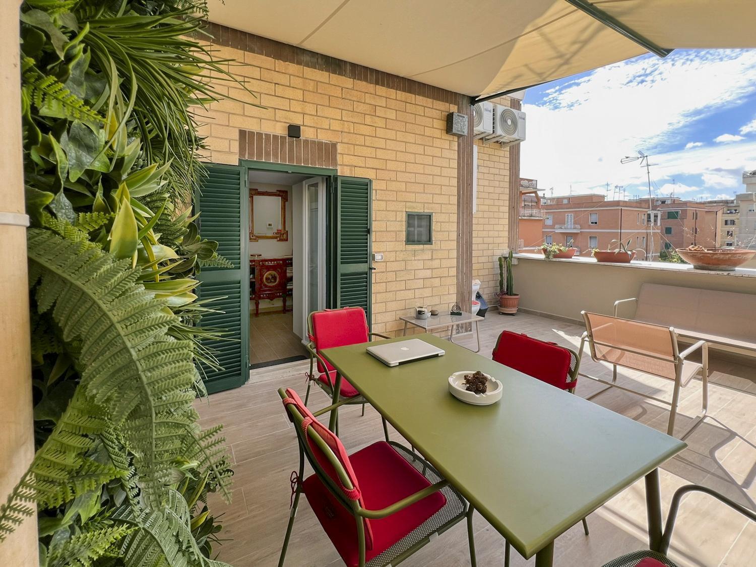 Attico Urbano Terrazza Su Roma Metro A Cornelia Lägenhet Exteriör bild