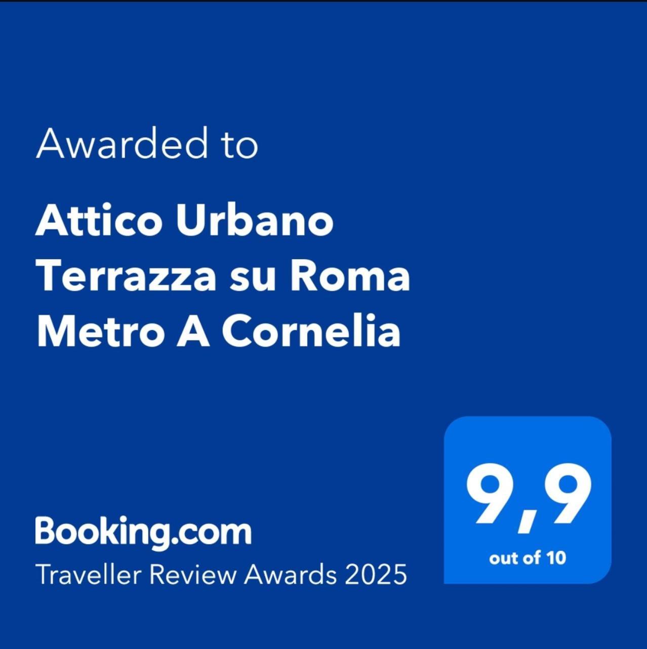 Attico Urbano Terrazza Su Roma Metro A Cornelia Lägenhet Exteriör bild